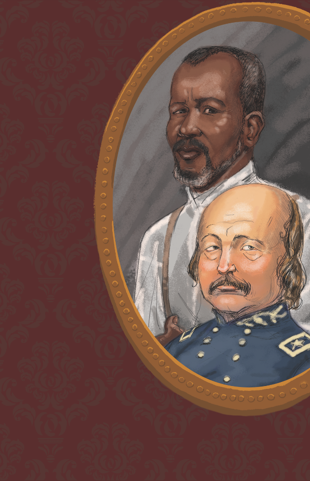 illustrated poster art for Ben Butler