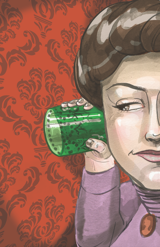 Illustrated poster art for In the Next Room, or the vibrator play